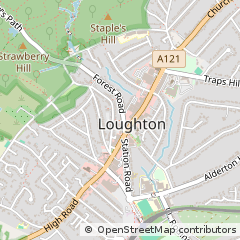 Map of Loughton, Essex