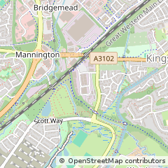 Map of Swindon