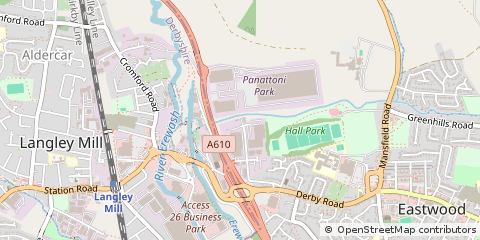 Map of Eastwood