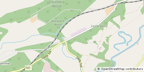 Map of Dailly, Ayrshire