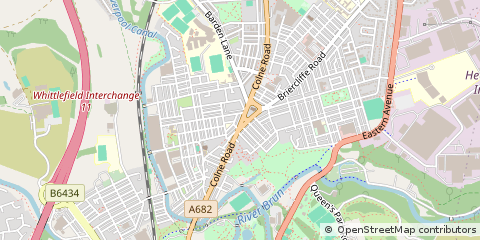 Map of Burnley