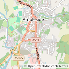 Map of Ambleside, Cumbria