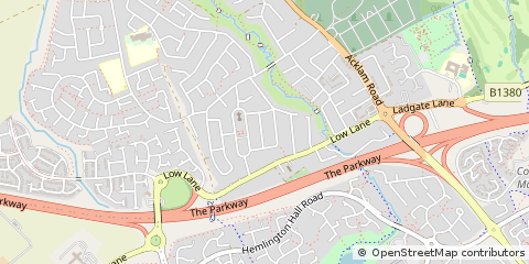 Map of Middlesbrough, Cleveland
