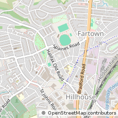 Map of Huddersfield