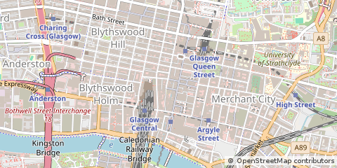 Map of Glasgow