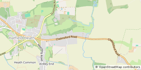 Map of Bishop's Stortford