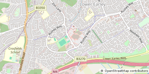 Map of Reading, Berkshire