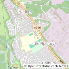 Map of Southampton, Hampshire