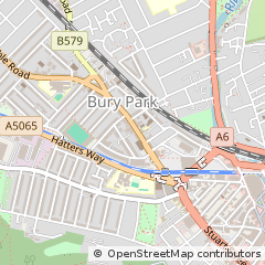 Map of Luton, Beds