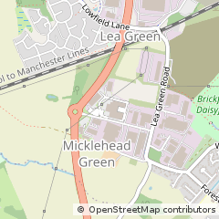 Map of ST. Helens, Merseyside