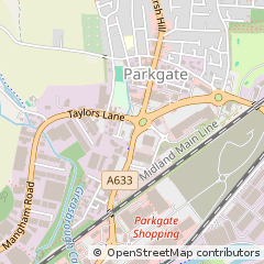 Map of Rotherham