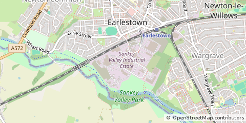 Map of Warrington
