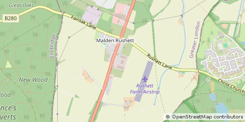 Map of Chessington