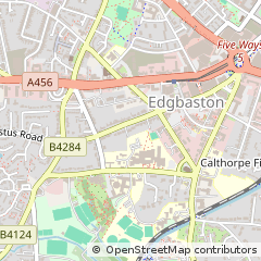 Map of Birmingham