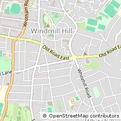 Map of Gravesend, Kent