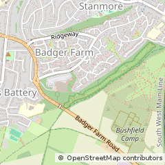 Map of Winchester, Hampshire
