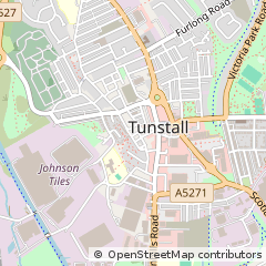 Map of Stoke-on-Trent, Staffordshire