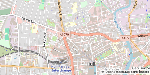 Map of Hull, East Yorkshire