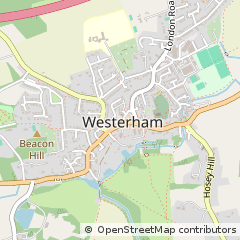 Map of Westerham, Kent