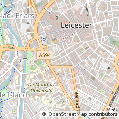 Map of Leicester