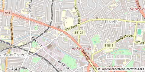 Map of Birmingham