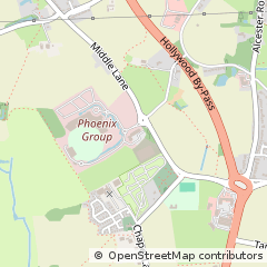 Map of Wythall, Birmingham