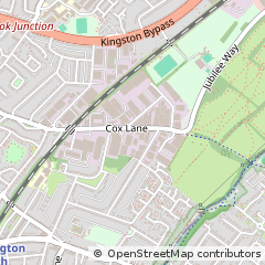 Map of Surrey