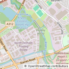 Map of Feltham