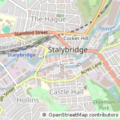Map of Stalybridge, Greater Manchester