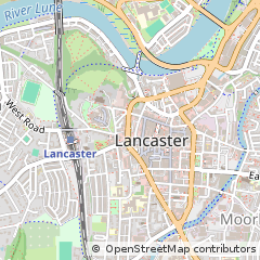 Map of Lancaster, Lancashire