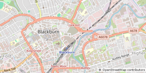 Map of Lancashire
