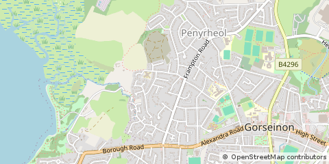 Map of Swansea