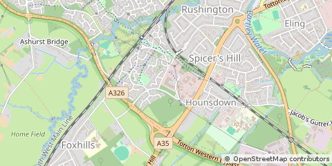 Map of Southampton