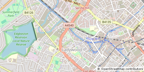 Map of Birmingham