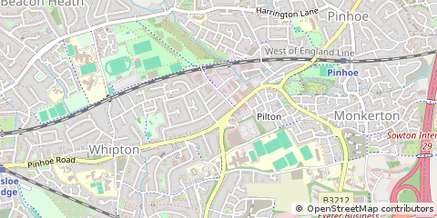 Map of Exeter