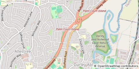 Map of Derby