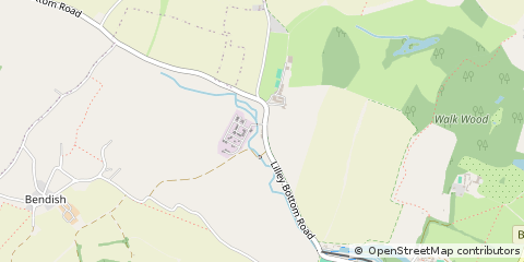 Map of Hitchin, Herts