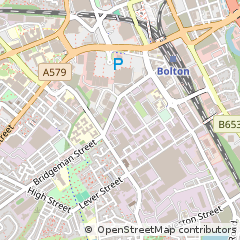Map of Bolton, Greater Manchester Lancashire North West