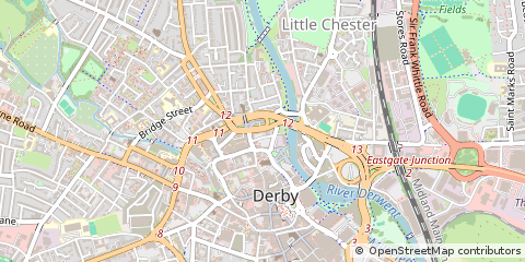Map of Derby