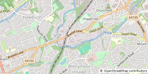 Map of Brierley Hill