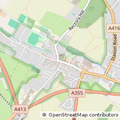 Map of Amersham, Buckinghamshire