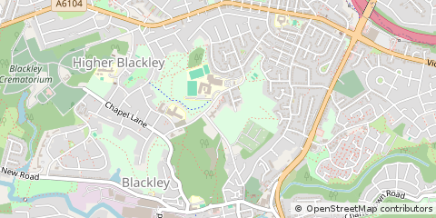 Map of Manchester
