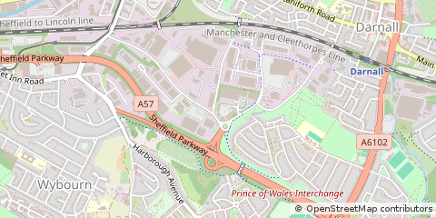Map of Sheffield