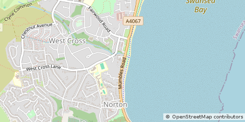 Map of Swansea