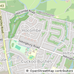 Map of Chandlers Ford, Hampshire