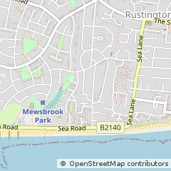 Map of Littlehampton, West Sussex