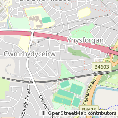 Map of Morriston, Swansea