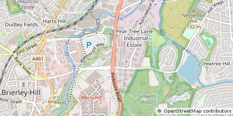 Map of Brierley Hill, Staffs
