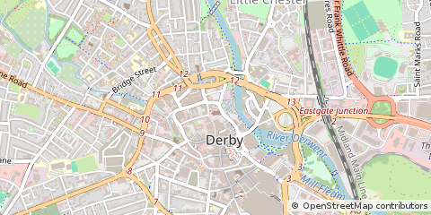Map of Derby