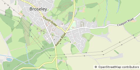 Map of Broseley